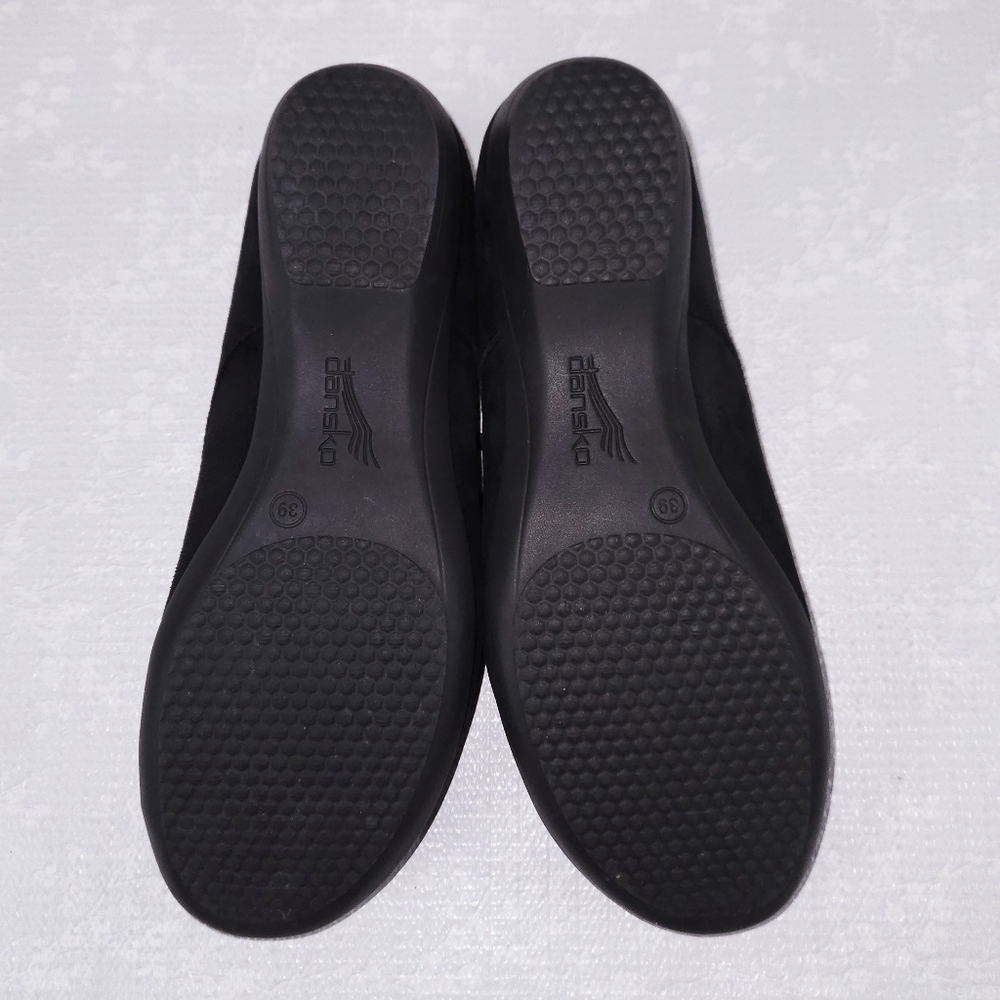 DANSKO Finola Oxford Black Nubuck Lace-Up Comfort Shoes - Picture 9 of 9